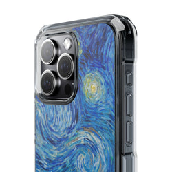 Image of Vincent Van Gogh's The Starry Night - Magnetic Clear Impact Case