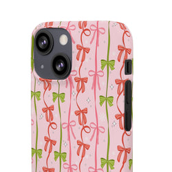 Image of Christmas Ribbon - Snap Case