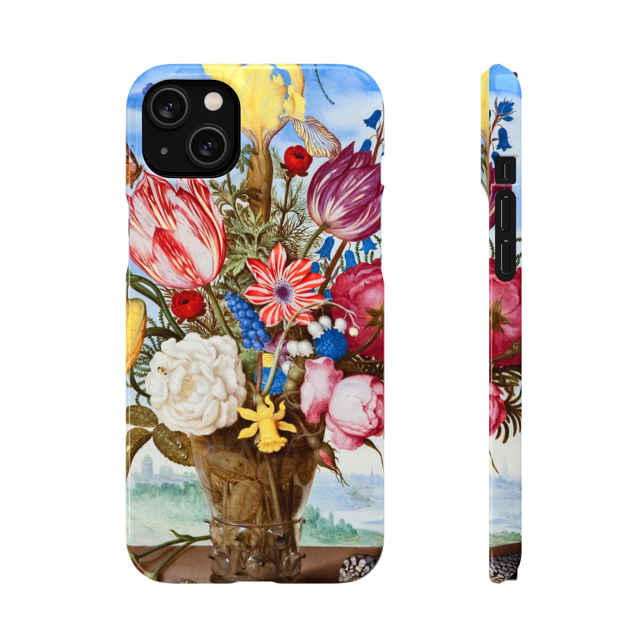 Bouquet of Flowers by Ambrosius Bosschaert - Snap Case