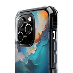 Image of Brushstrokes - Magnetic Clear Impact Case