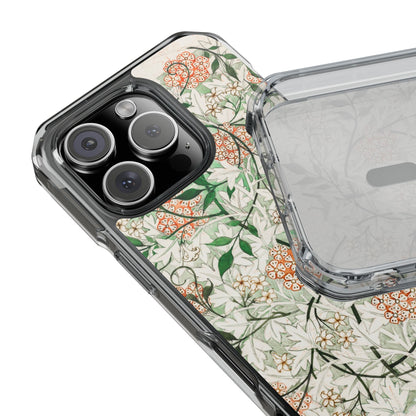 William Morris's (1834-1896) famous Jasmine pattern artwork - Magnetic Clear Impact Case