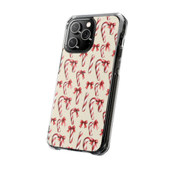 Image of Candy Cane Lane - Magnetic Clear Impact Case