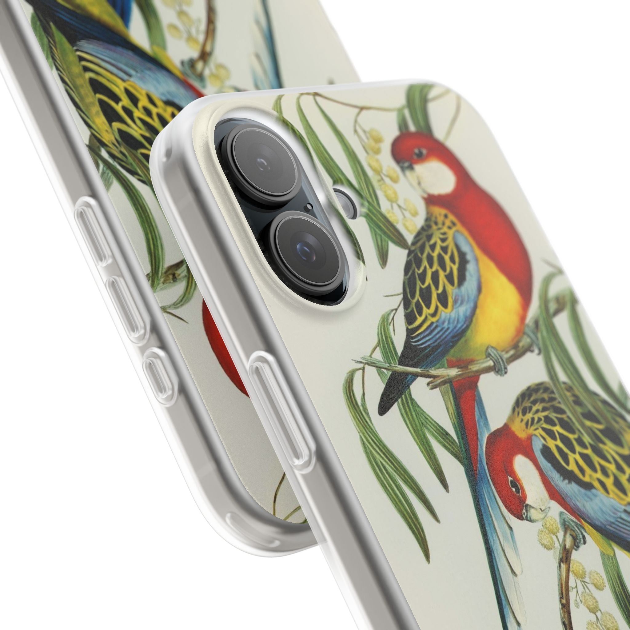 Rosehill Parakeet by Elizabeth Gould - Flexi Case