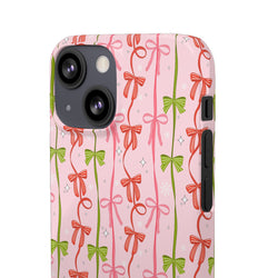 Image of Christmas Ribbon - Snap Case