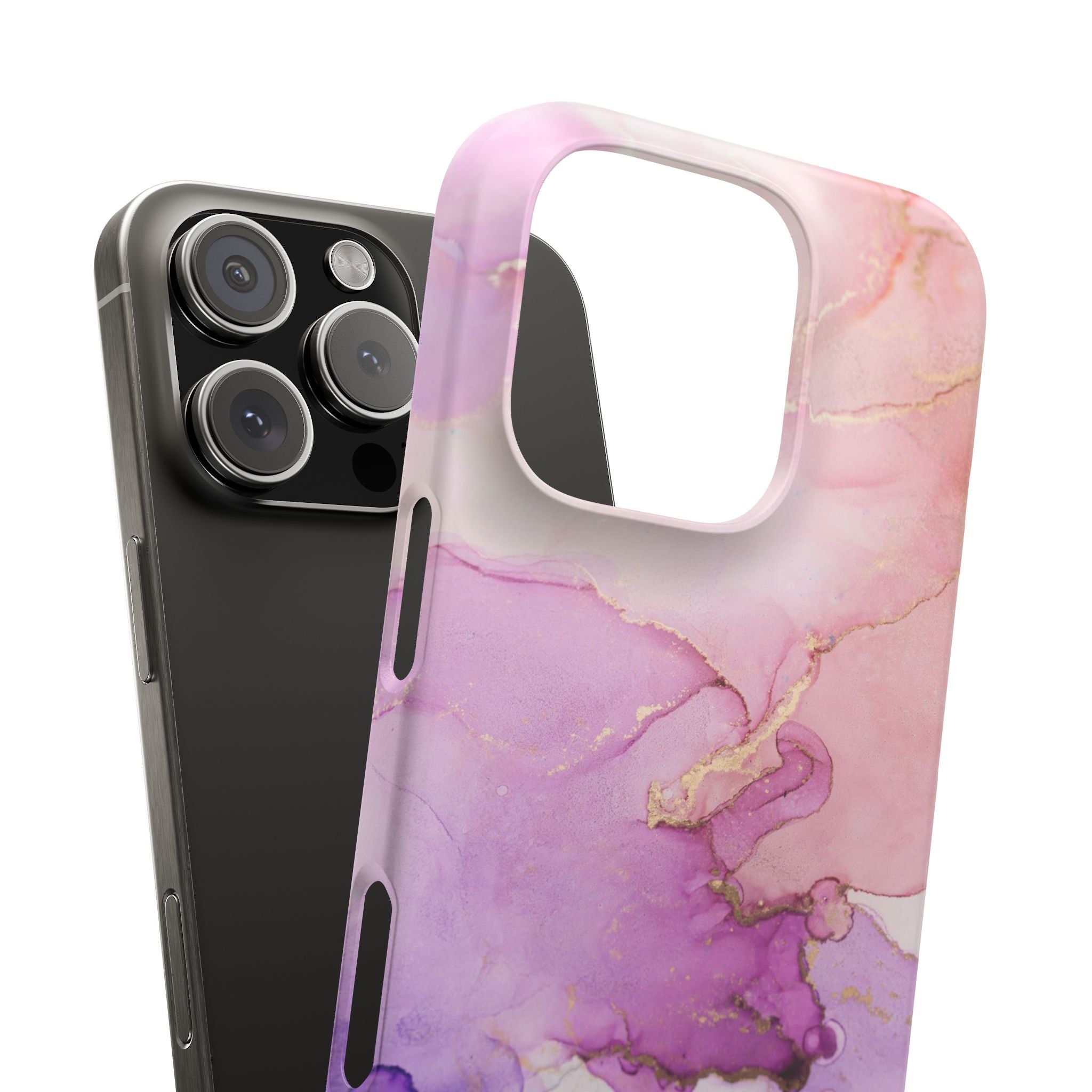 Pink Marble - Snap Case