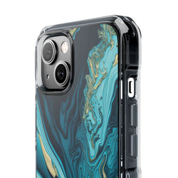 Image of Blue Marble - Magnetic Clear Impact Case