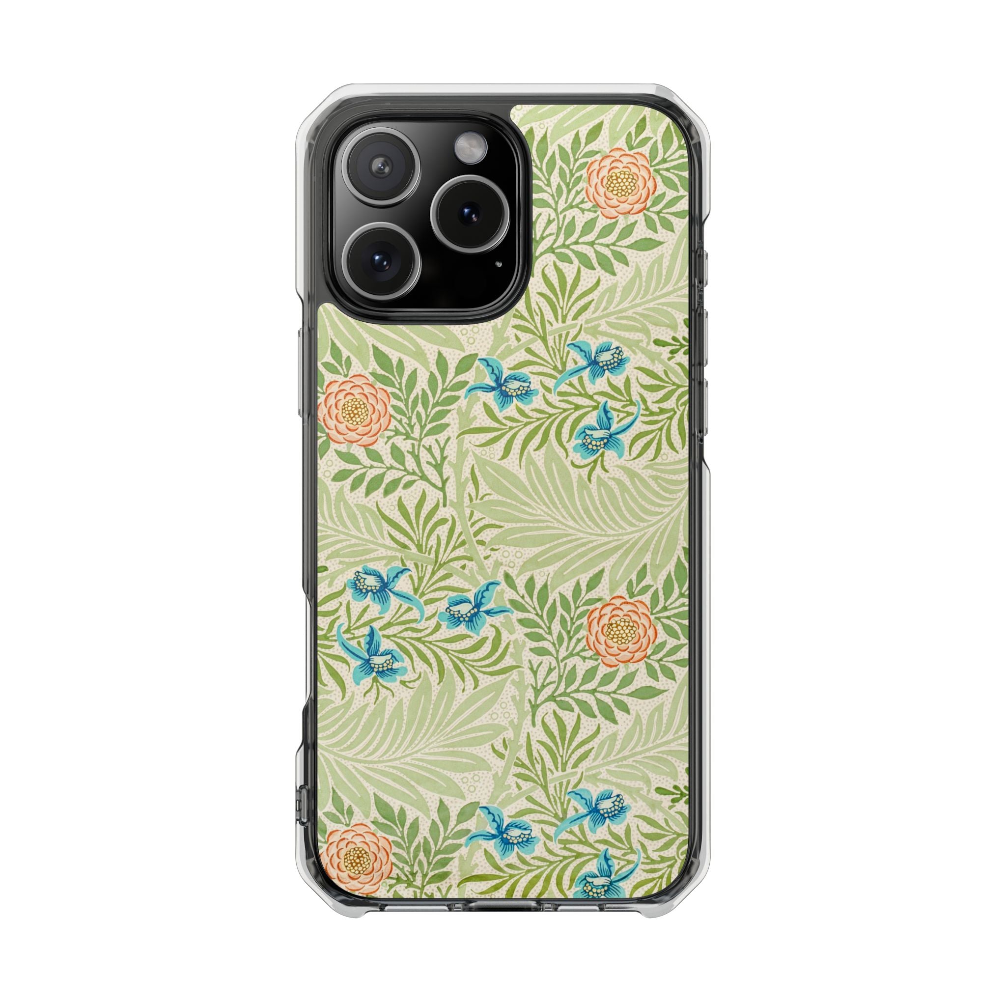 William Morris's Larkspur (1874) - Magnetic Clear Impact Case