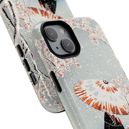 Plum Tree in Snow by Hiroaki Takahashi - Tough Magnetic Case