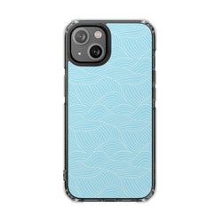 Image of Ocean Lines - Magnetic Clear Impact Case