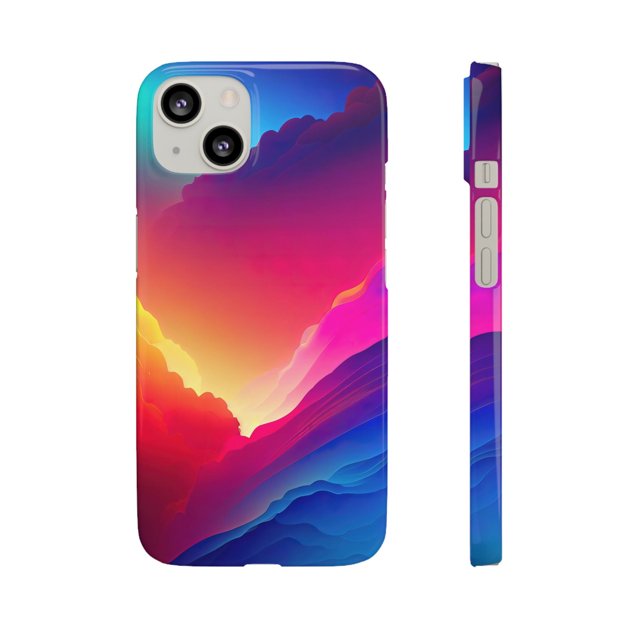 Rainbow Clouds - Snap Case