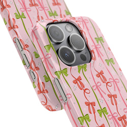 Image of Christmas Ribbon - Snap Case