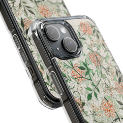 Image of William Morris's (1834-1896) famous Jasmine pattern artwork - Magnetic Clear Impact Case