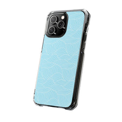 Image of Ocean Lines - Magnetic Clear Impact Case