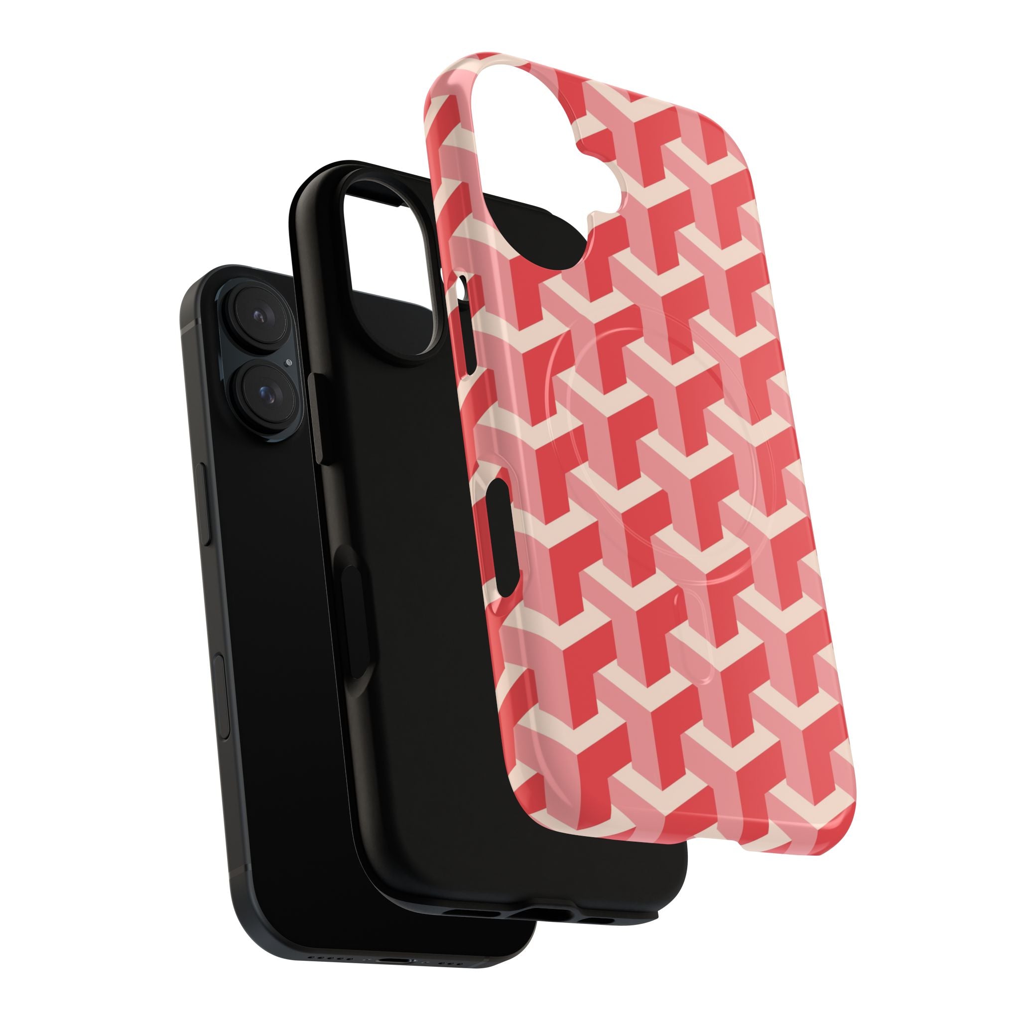 Pink Geo - Tough Magnetic Case