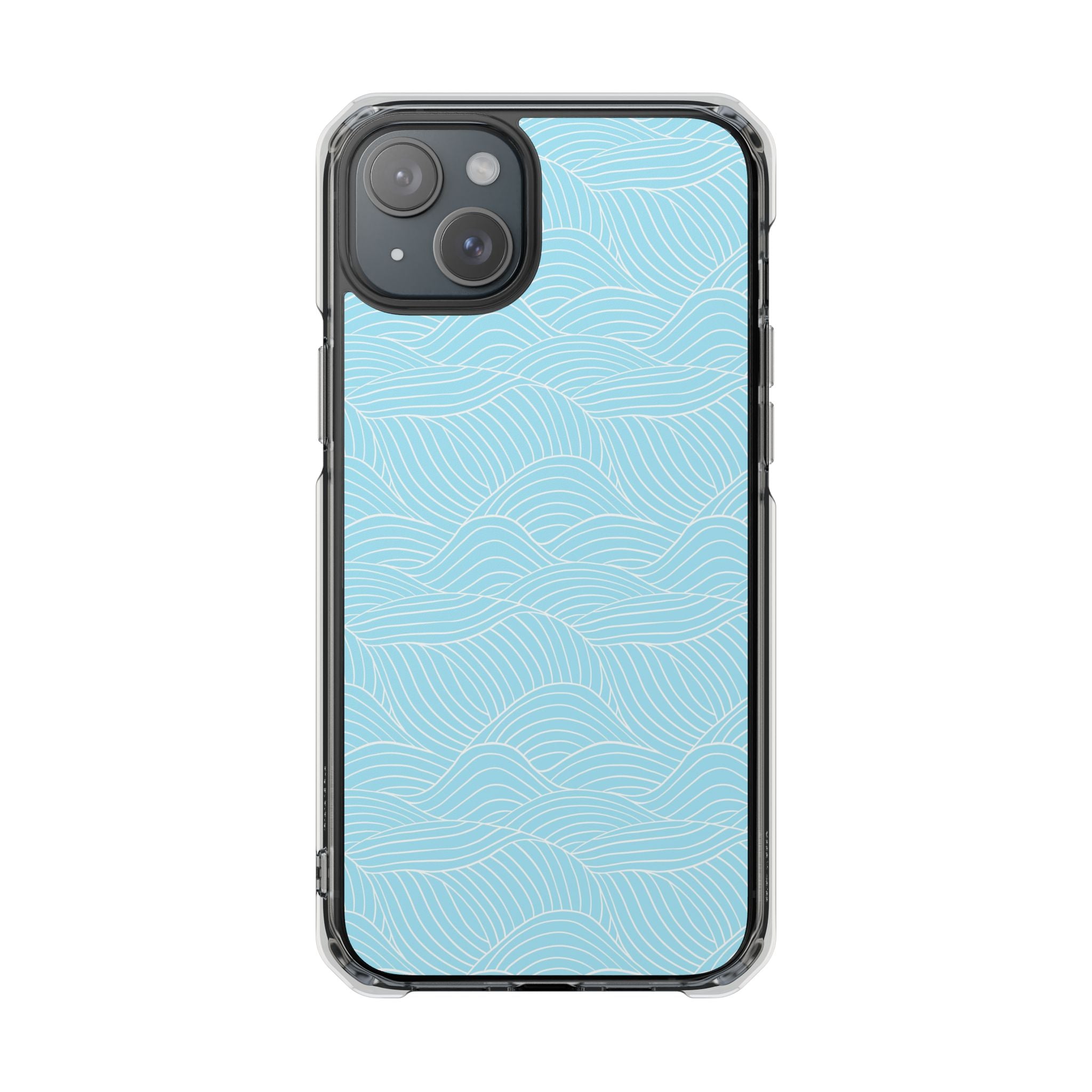 Ocean Lines - Magnetic Clear Impact Case