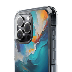 Image of Brushstrokes - Magnetic Clear Impact Case