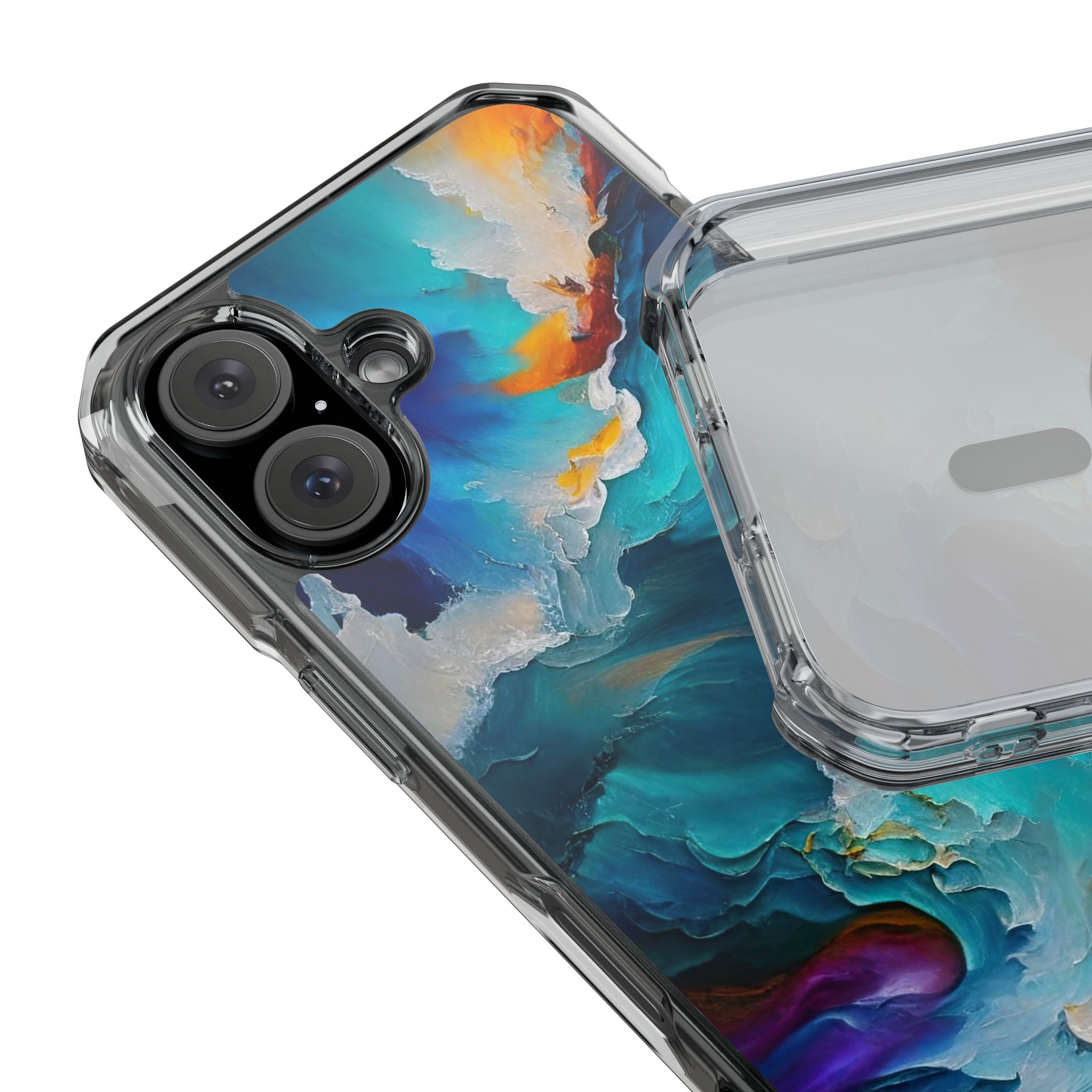 Brushstrokes - Magnetic Clear Impact Case