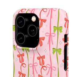 Image of Christmas Ribbon - Snap Case