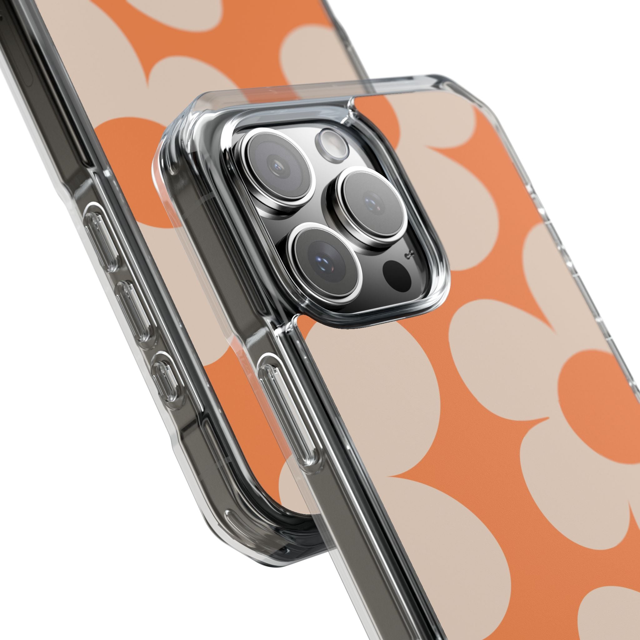 Retro Flowers - Magnetic Clear Impact Case