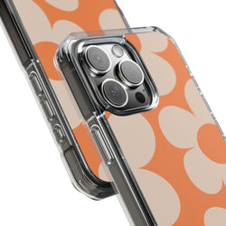 Image of Retro Flowers - Magnetic Clear Impact Case