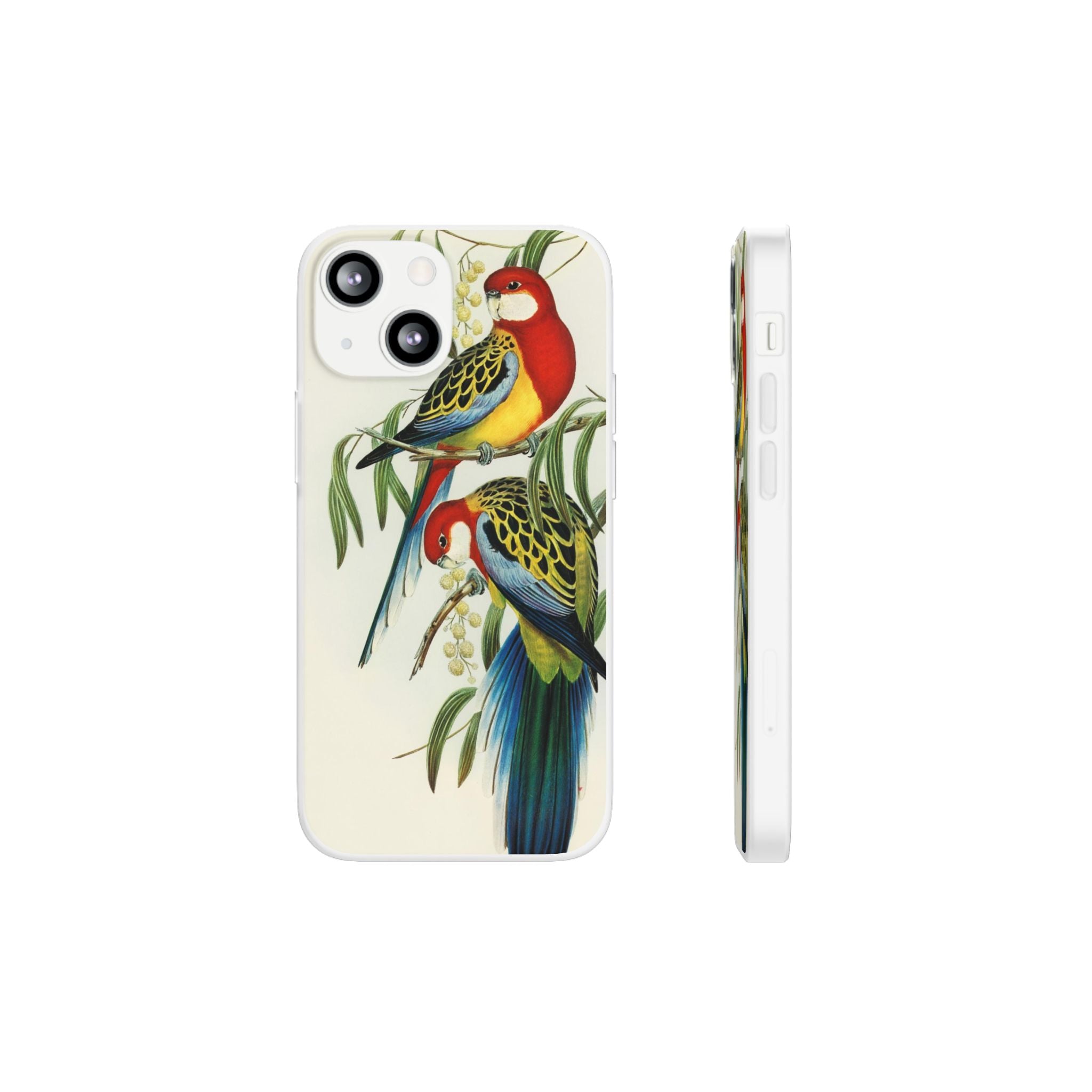 Rosehill Parakeet by Elizabeth Gould - Flexi Case