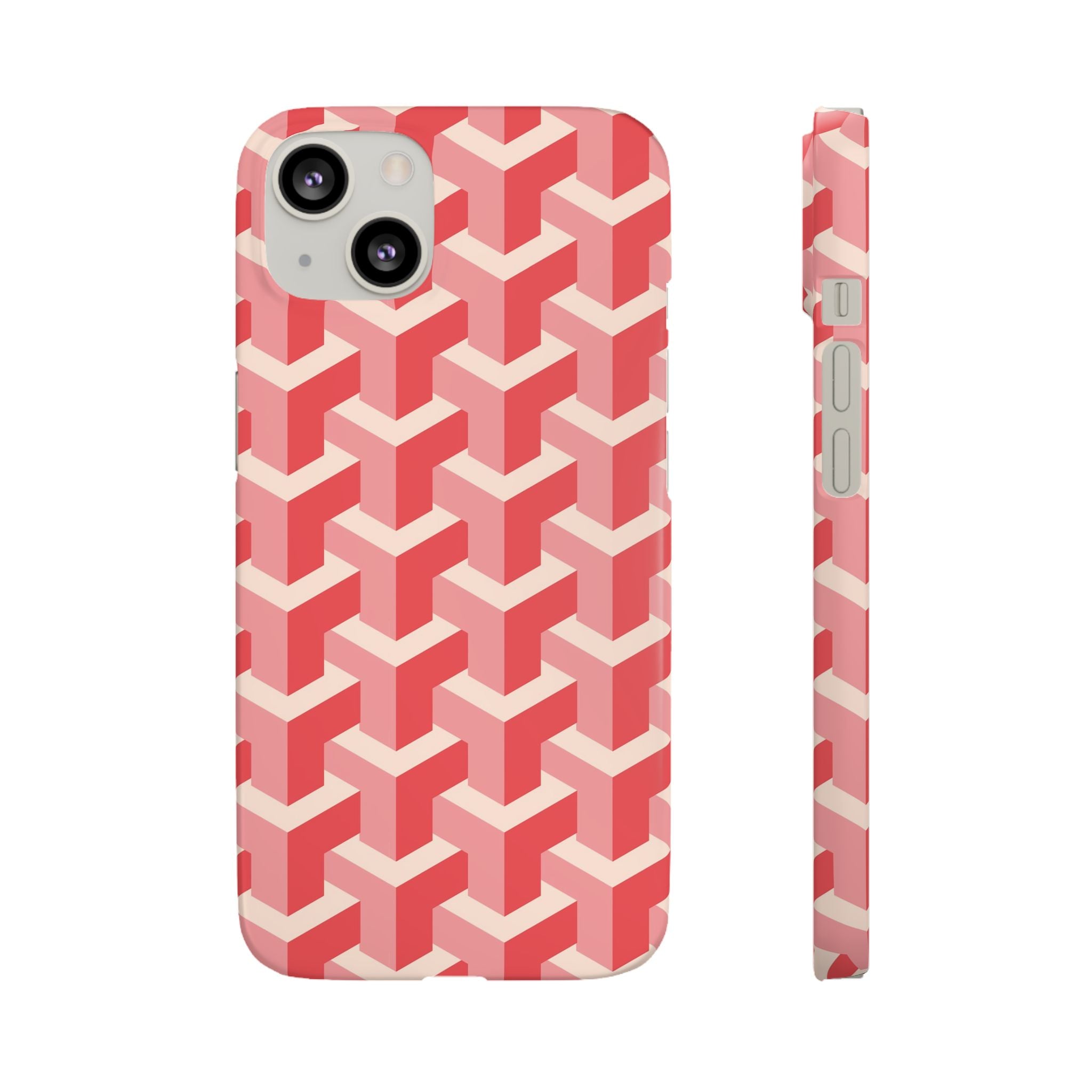 Pink Geo - Snap Case