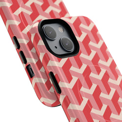 Image of Pink Geo - Tough Magnetic Case