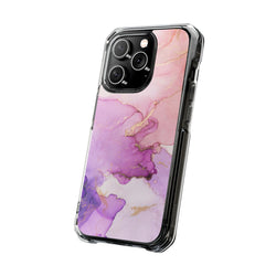 Image of Pink Marble - Magnetic Clear Impact Case