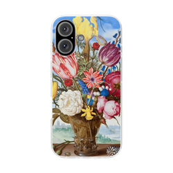 Image of Bouquet of Flowers by Ambrosius Bosschaert - Flexi Case