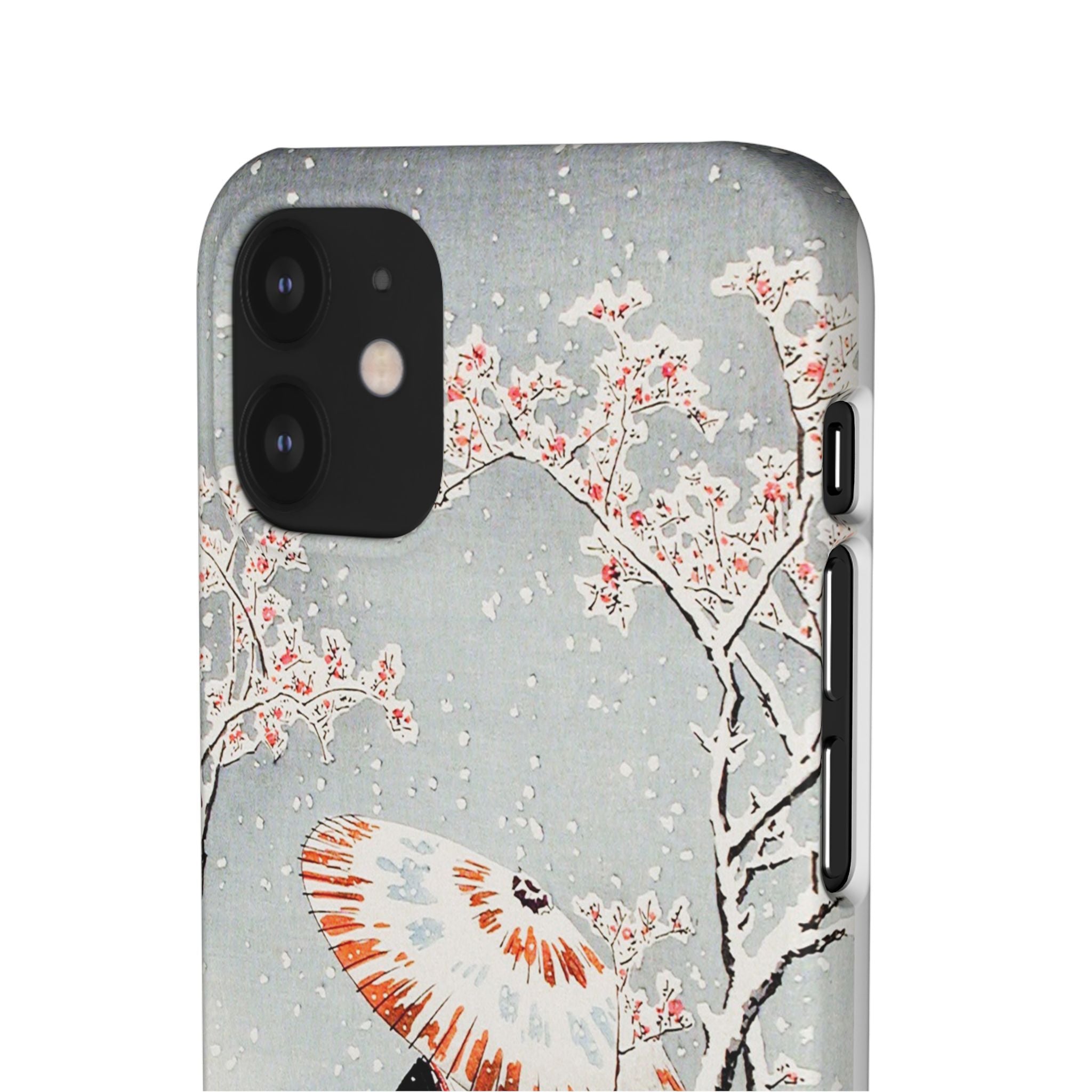 Plum Tree in Snow by Hiroaki Takahashi - Snap Case