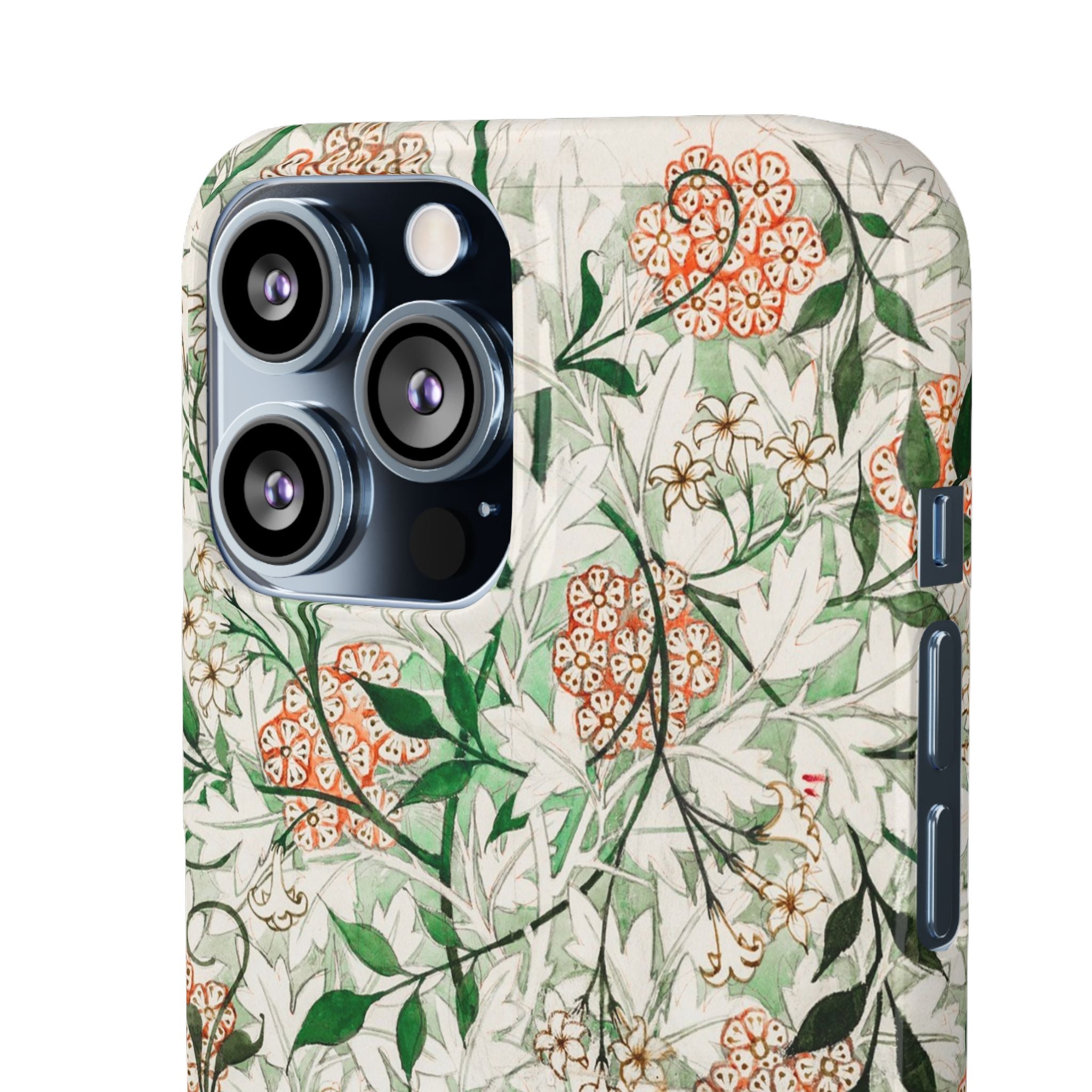 William Morris's (1834-1896) famous Jasmine pattern artwork - Snap Case