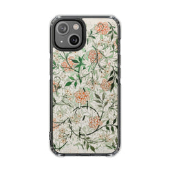 Image of William Morris's (1834-1896) famous Jasmine pattern artwork - Magnetic Clear Impact Case