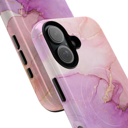 Image of Pink Marble - Tough Magnetic Case