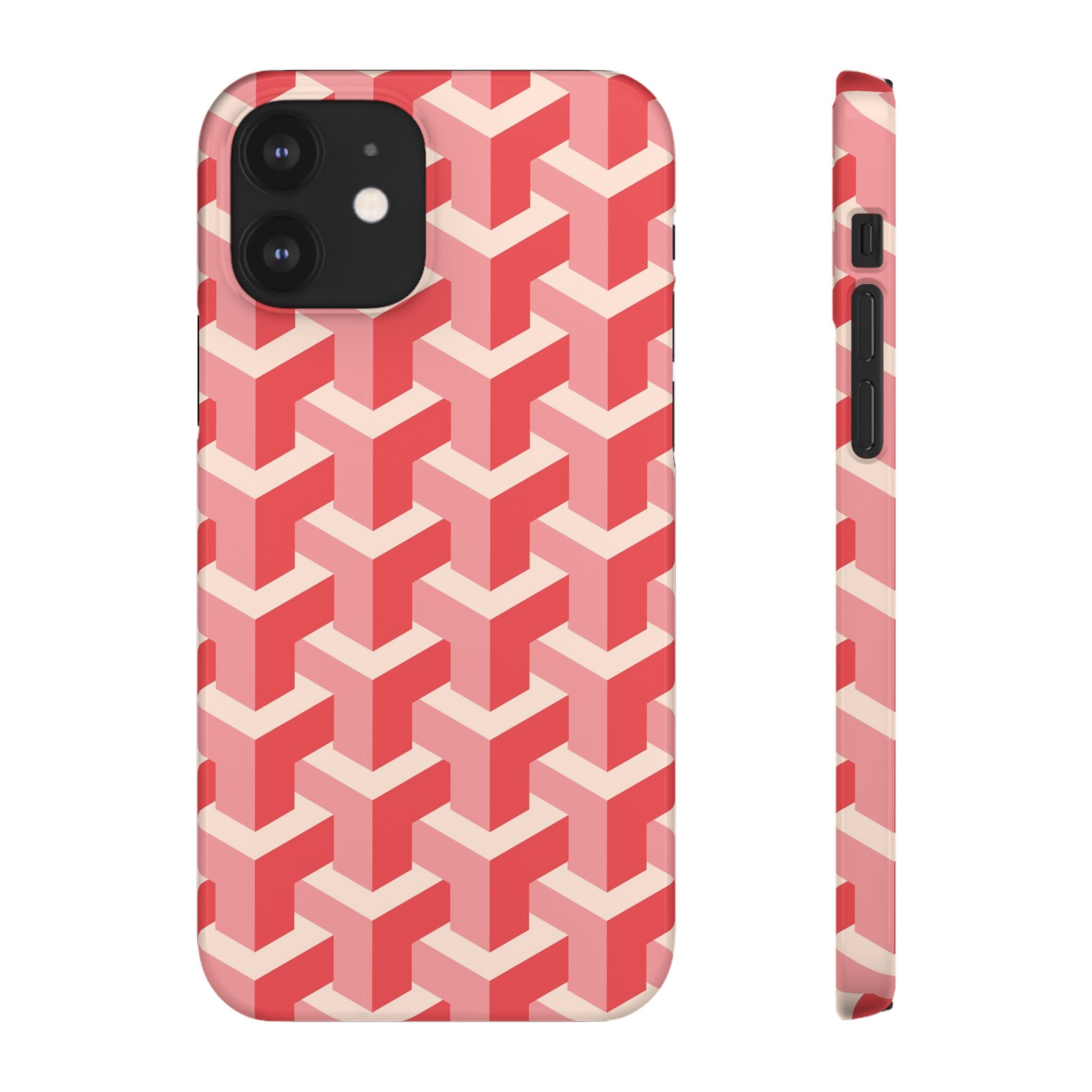 Pink Geo - Snap Case