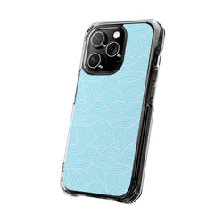 Image of Ocean Lines - Magnetic Clear Impact Case