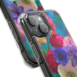 Image of Poppy Rose - Magnetic Clear Impact Case