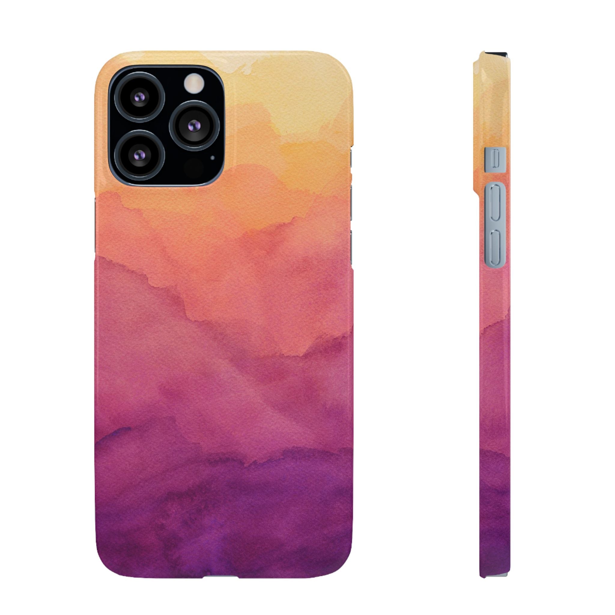 Watercolour Sunrise - Snap Case