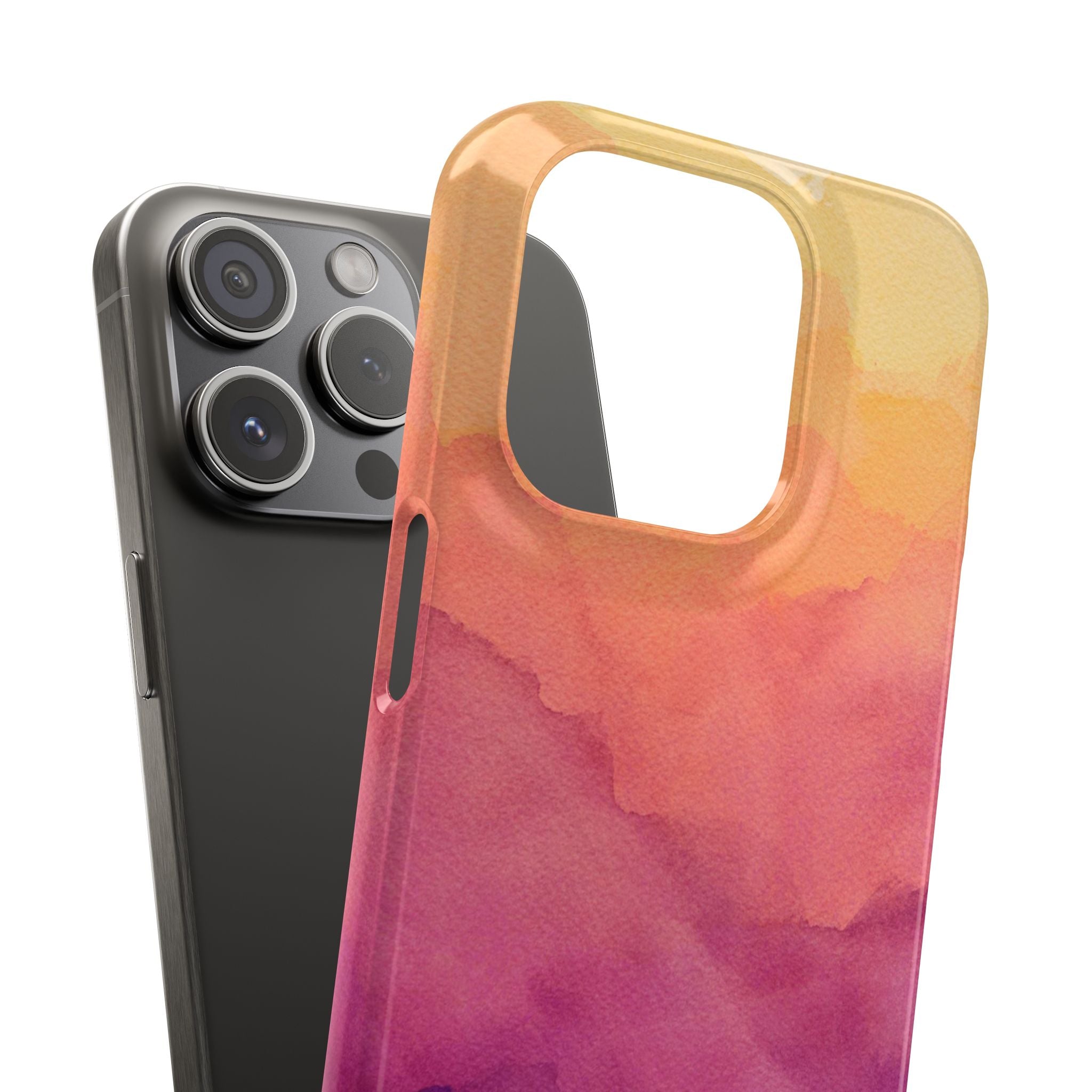 Watercolour Sunrise - Snap Case