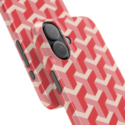 Image of Pink Geo - Snap Case