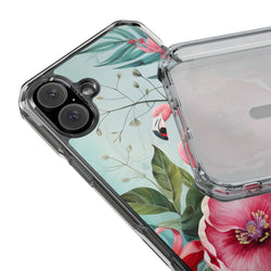 Image of Flamingo - Magnetic Clear Impact Case