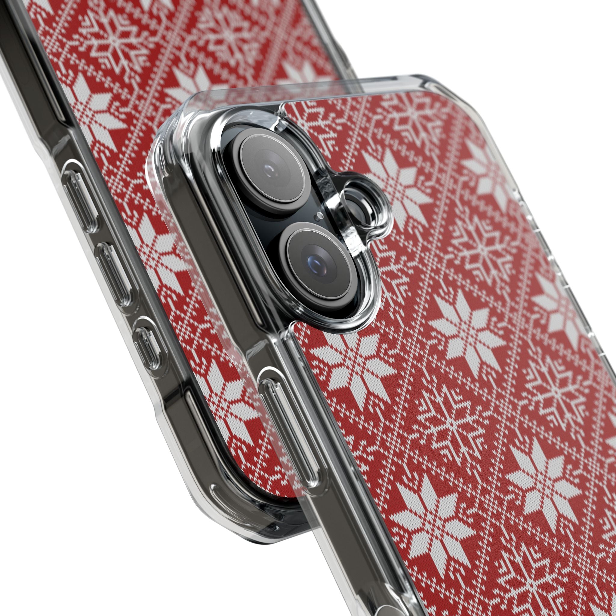 Snow Flake - Magnetic Clear Impact Case