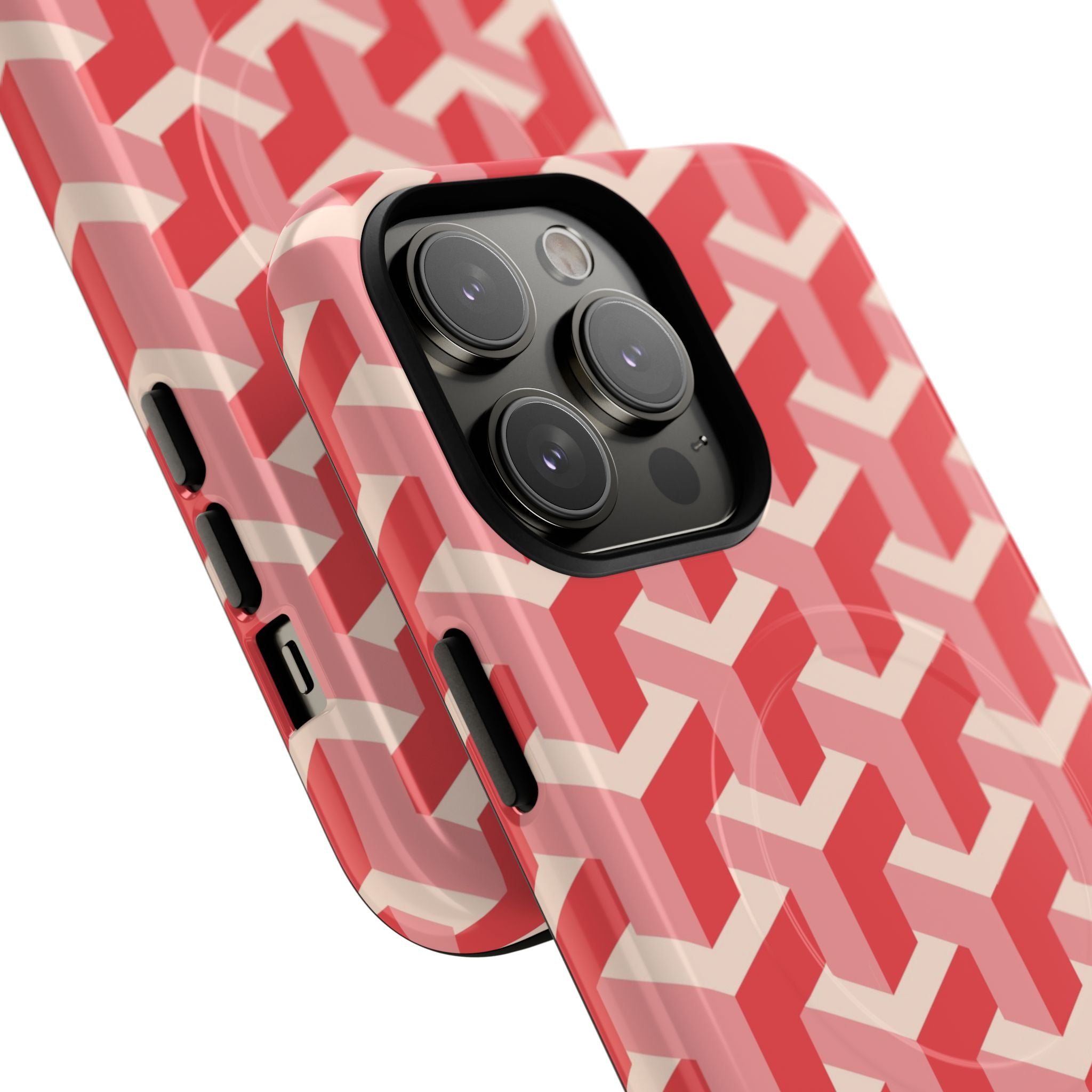 Pink Geo - Tough Magnetic Case