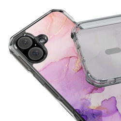 Image of Pink Marble - Magnetic Clear Impact Case