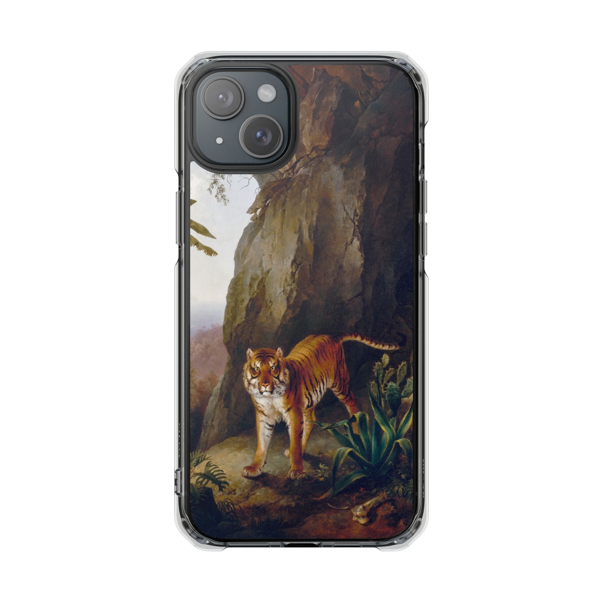 Tiger in a Cave (ca. 1814) - Magnetic Clear Impact Case