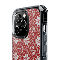 Image of Snow Flake - Magnetic Clear Impact Case