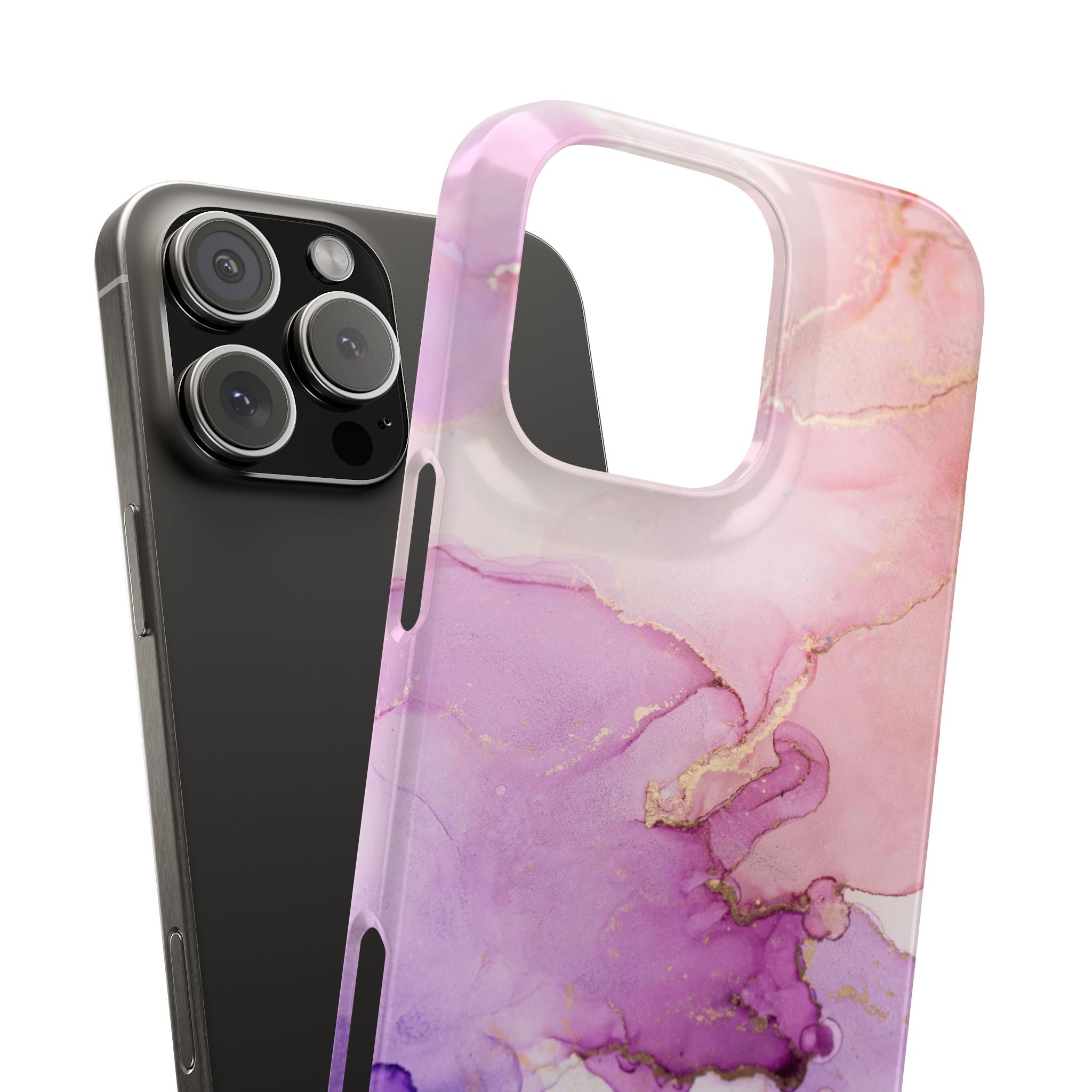 Pink Marble - Snap Case