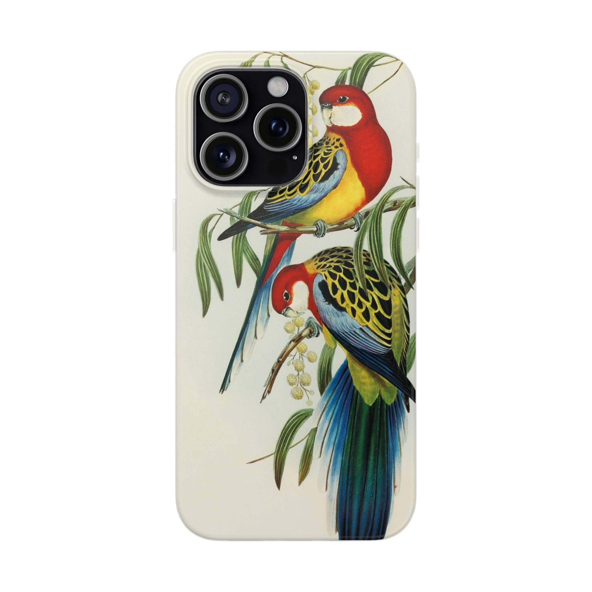 Rosehill Parakeet by Elizabeth Gould - Flexi Case