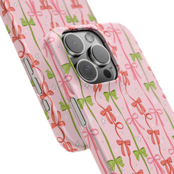 Image of Christmas Ribbon - Snap Case