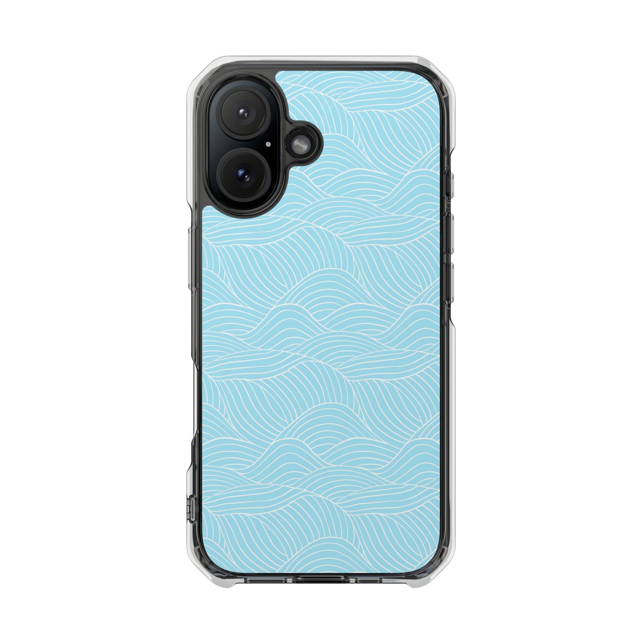 Ocean Lines - Magnetic Clear Impact Case