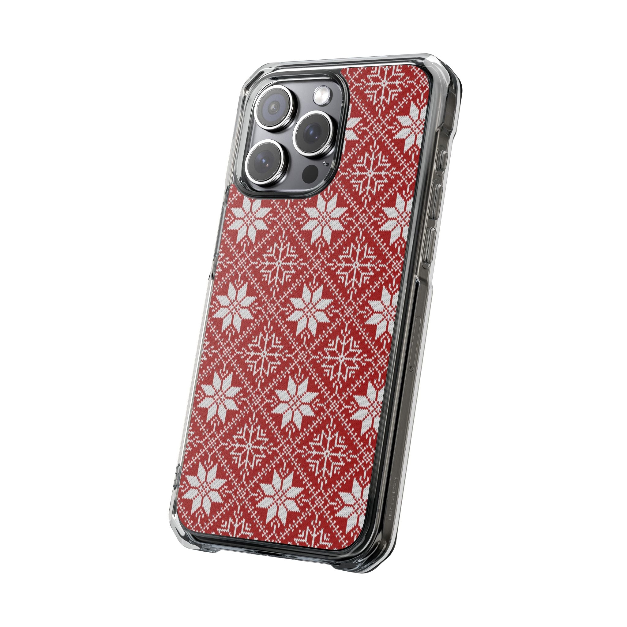 Snow Flake - Magnetic Clear Impact Case